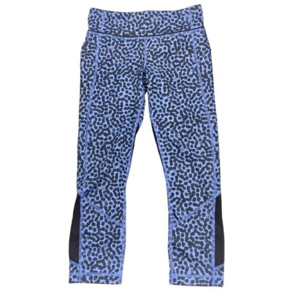 Lululemon Pace Rival Crop 4 Ace Spot Lullaby Black - Picture 2 of 6